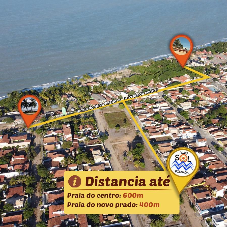 Praia Sol Pousada Прадо Екстериор снимка